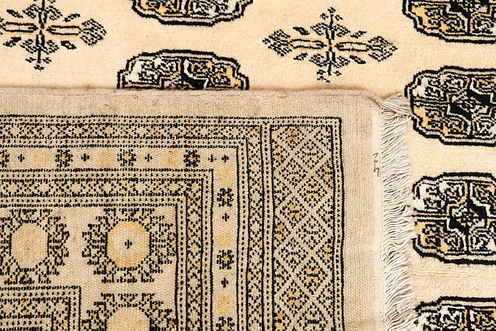 Blanched Almond Bokhara 6' 6 x 7' - No. 60830 - ALRUG Rug Store