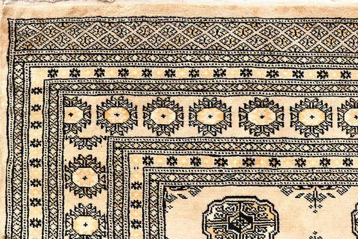 Blanched Almond Bokhara 6' 6 x 6' 9 - No. 60832 - ALRUG Rug Store