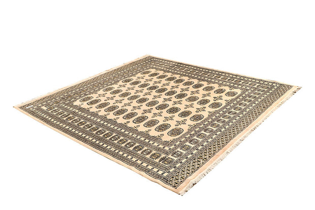 Blanched Almond Bokhara 6' 7 x 6' 9 - No. 60833 - ALRUG Rug Store