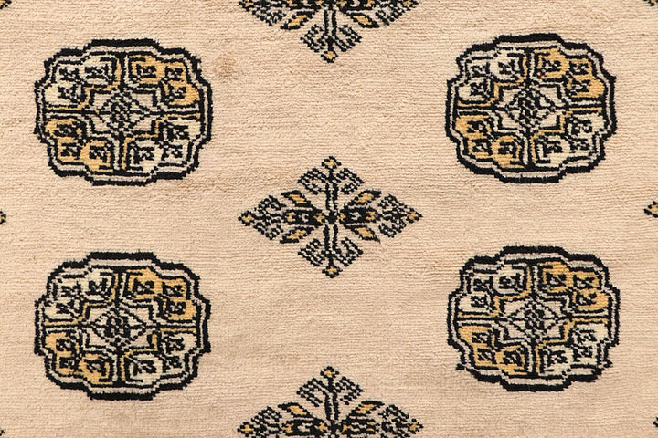 Blanched Almond Bokhara 6' 9 x 6' 9 - No. 60834 - ALRUG Rug Store