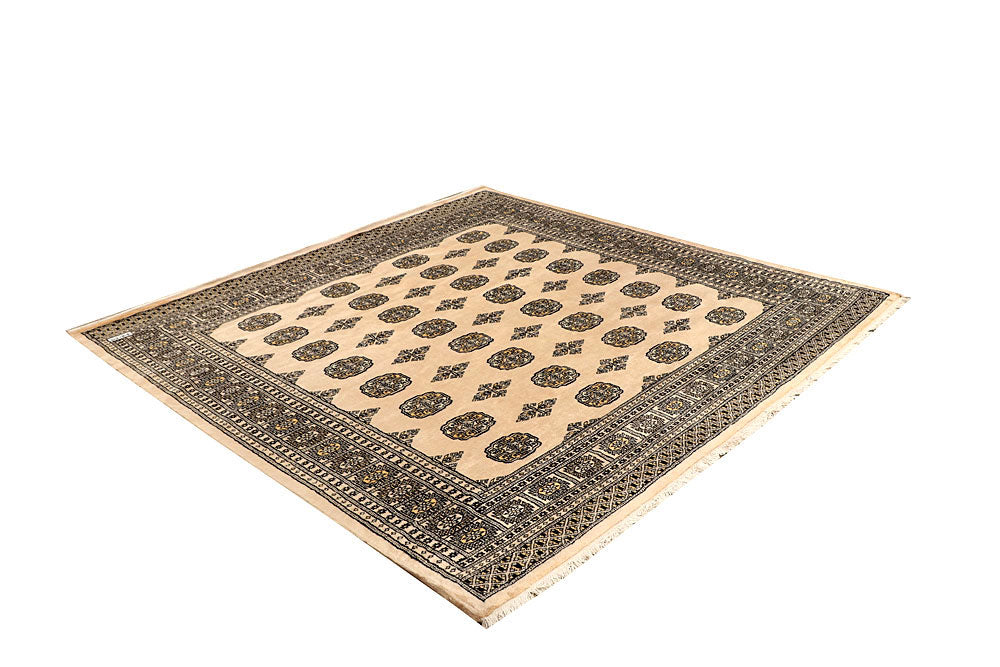 Blanched Almond Bokhara 6' 9 x 6' 9 - No. 60834 - ALRUG Rug Store