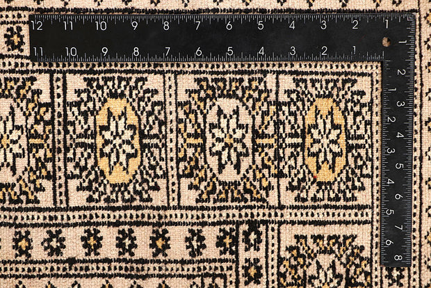 Blanched Almond Bokhara 6' 9 x 6' 9 - No. 60834 - ALRUG Rug Store