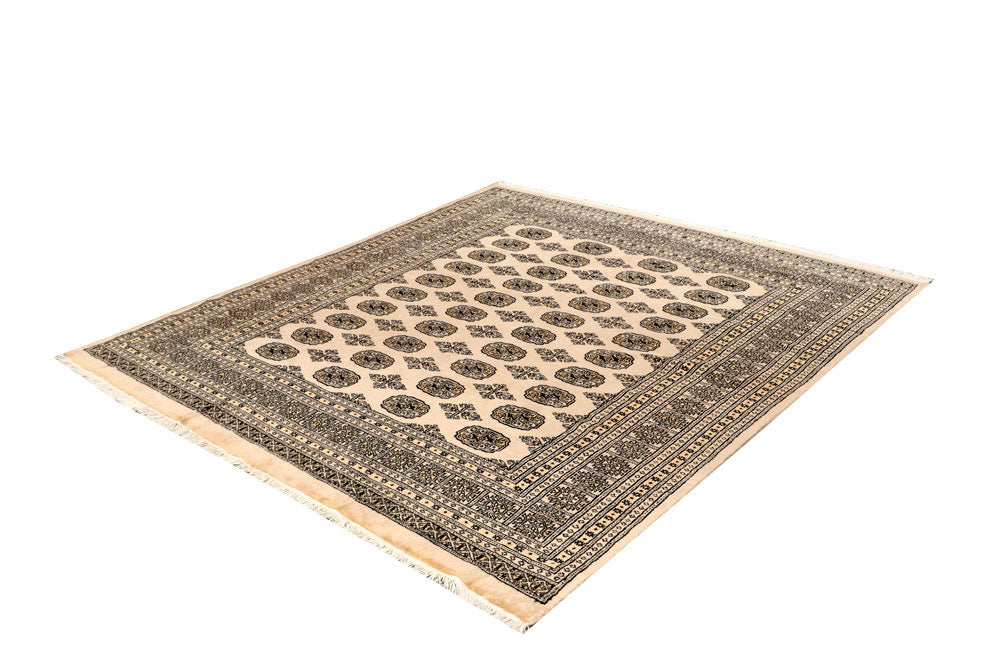 Blanched Almond Bokhara 6' 4 x 6' 11 - No. 60835 - ALRUG Rug Store