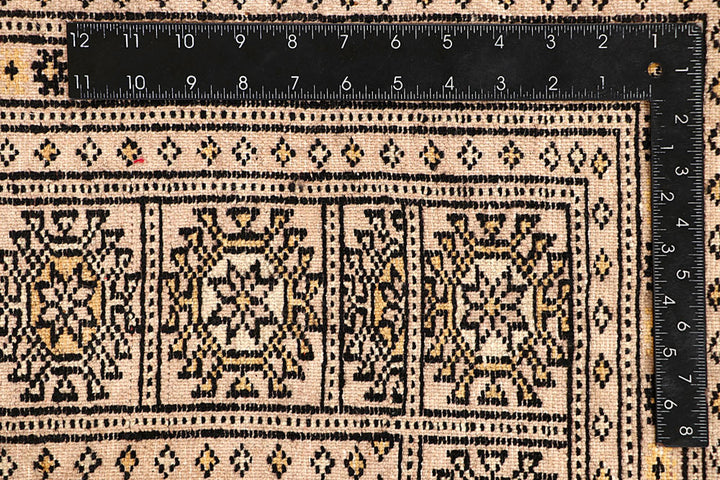 Blanched Almond Bokhara 6' 4 x 6' 11 - No. 60835 - ALRUG Rug Store