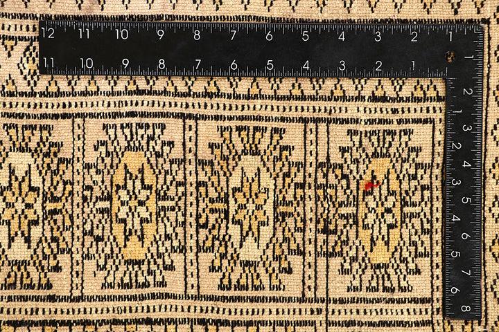 Blanched Almond Bokhara 6' 6 x 6' 10 - No. 60837 - ALRUG Rug Store