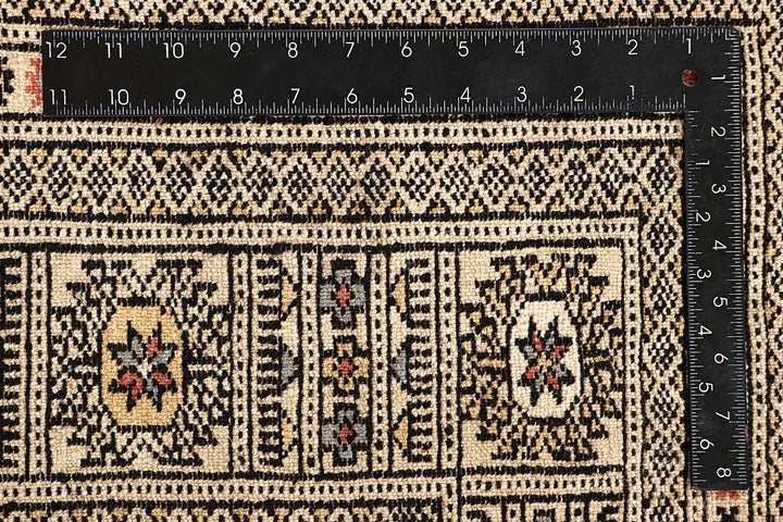 Blanched Almond Bokhara 6' 9 x 6' 10 - No. 60838 - ALRUG Rug Store