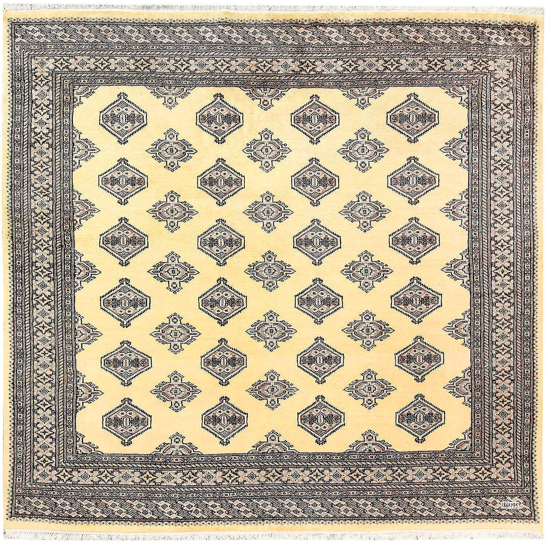 Lemon Chiffon Jaldar 6' 5 x 6' 1 - No. 60840 - ALRUG Rug Store