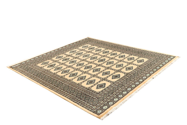 Navajo White Jaldar 6' 7 x 7' 1 - No. 60842 - ALRUG Rug Store