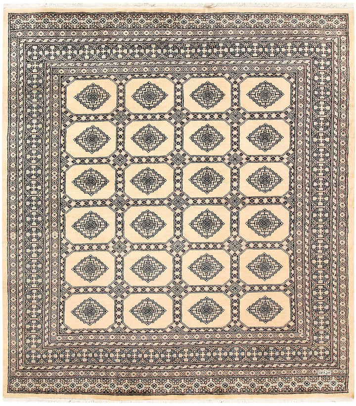 Blanched Almond Jaldar 6' 7 x 7' 3 - No. 60843 - ALRUG Rug Store