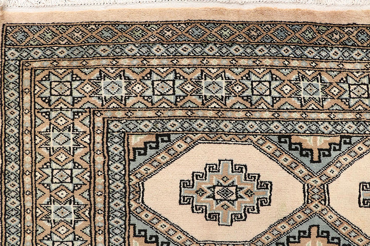 Blanched Almond Jaldar 6' 7 x 6' 5 - No. 60844 - ALRUG Rug Store