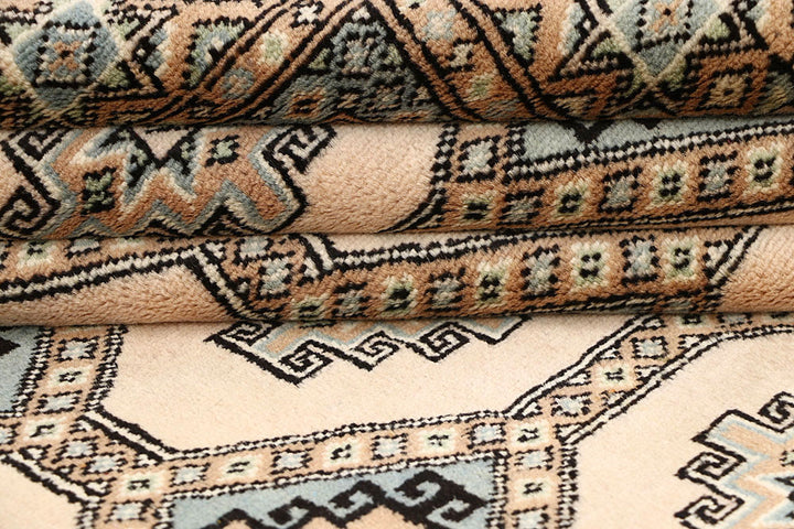 Blanched Almond Jaldar 6' 7 x 6' 5 - No. 60844 - ALRUG Rug Store