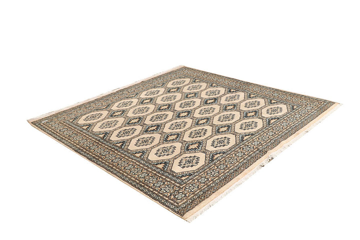 Blanched Almond Jaldar 6' 7 x 6' 5 - No. 60844 - ALRUG Rug Store