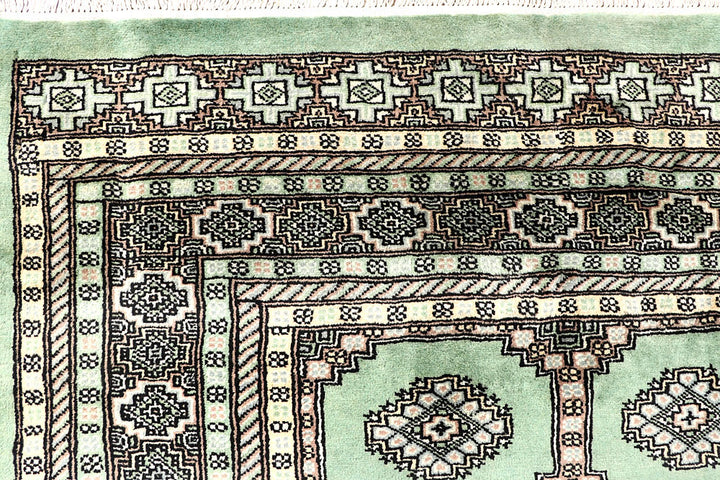 Dark Sea Green Jaldar 6' 6 x 6' 7 - No. 60846 - ALRUG Rug Store