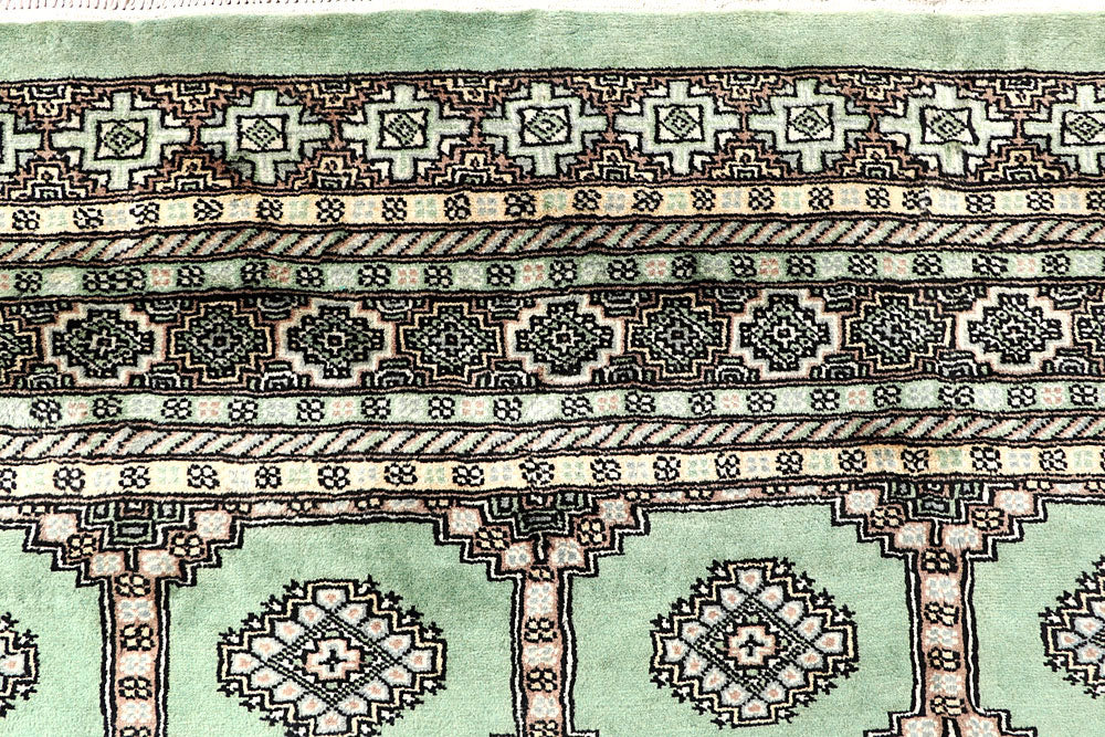 Dark Sea Green Jaldar 6' 6 x 6' 7 - No. 60846 - ALRUG Rug Store
