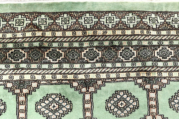 Dark Sea Green Jaldar 6' 6 x 6' 7 - No. 60846 - ALRUG Rug Store