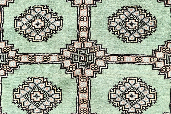 Dark Sea Green Jaldar 6' 6 x 6' 7 - No. 60846 - ALRUG Rug Store