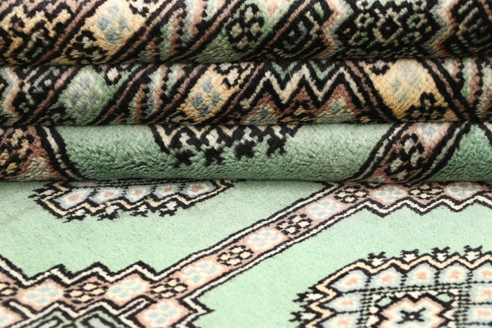 Dark Sea Green Jaldar 6' 6 x 6' 7 - No. 60846 - ALRUG Rug Store