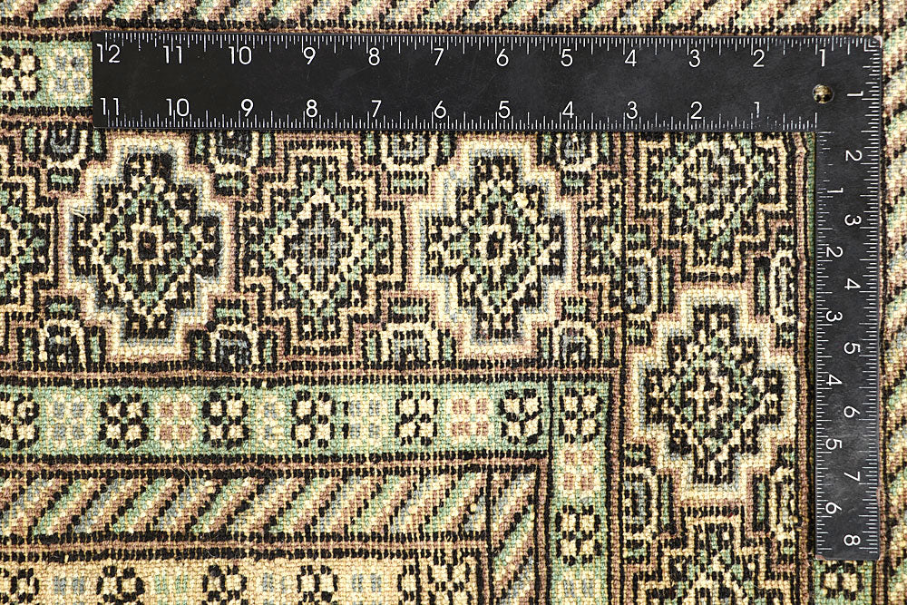 Dark Sea Green Jaldar 6' 6 x 6' 7 - No. 60846 - ALRUG Rug Store