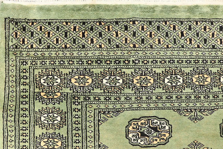 Olivedrab Bokhara 6' 9 x 7' - No. 60849 - ALRUG Rug Store