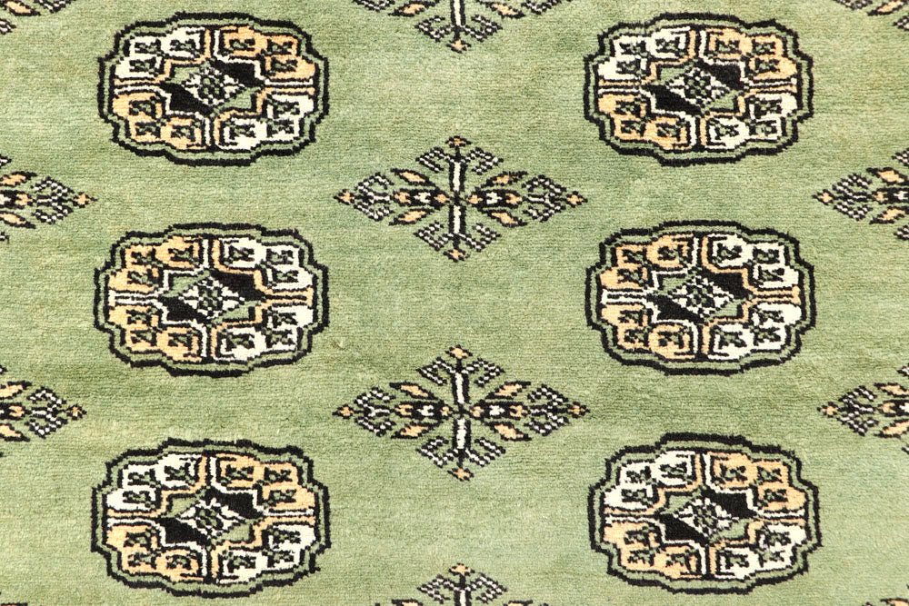 Olivedrab Bokhara 6' 9 x 7' - No. 60849 - ALRUG Rug Store
