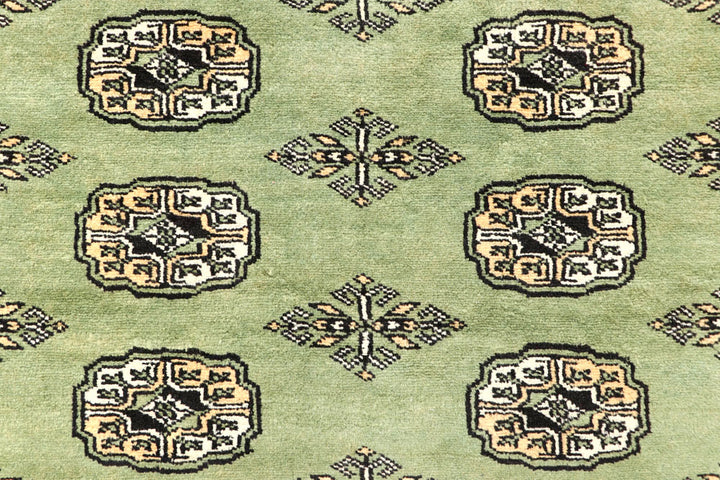 Olivedrab Bokhara 6' 9 x 7' - No. 60849 - ALRUG Rug Store