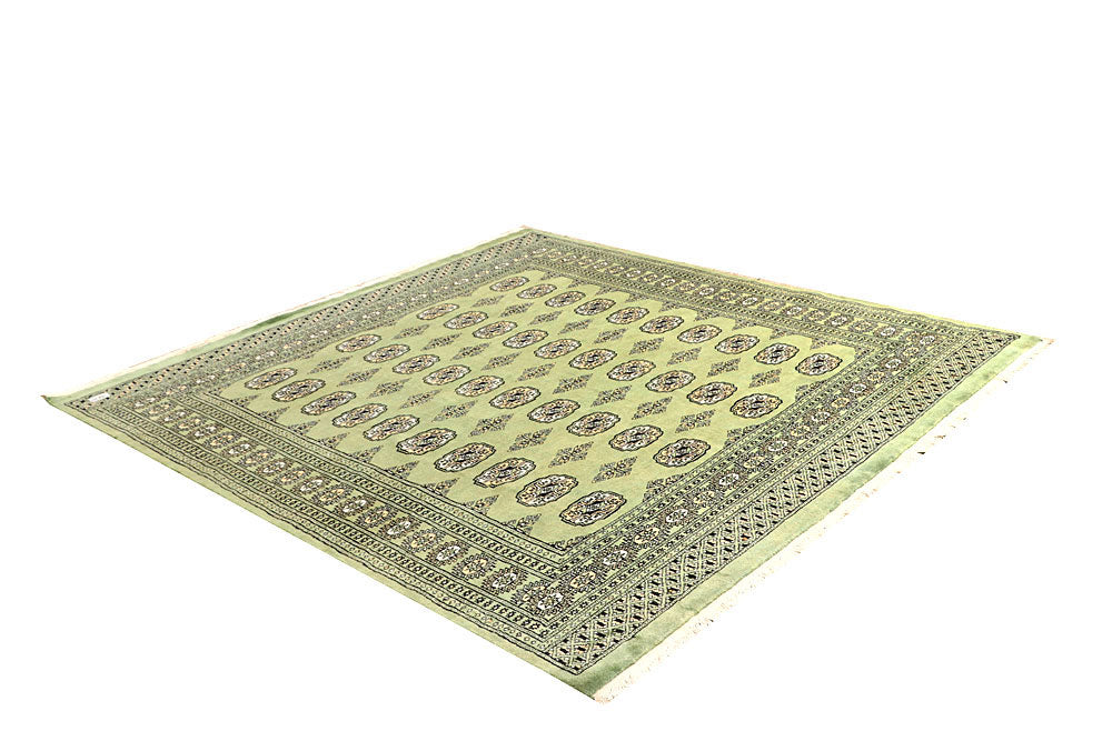 Olivedrab Bokhara 6' 9 x 7' - No. 60849 - ALRUG Rug Store