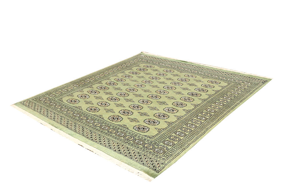 Olivedrab Bokhara 6' 9 x 7' - No. 60849 - ALRUG Rug Store