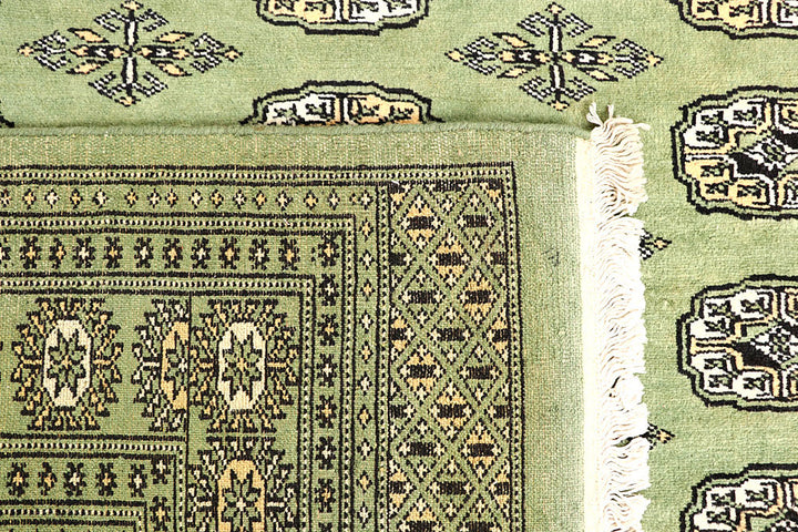 Olivedrab Bokhara 6' 9 x 7' - No. 60849 - ALRUG Rug Store