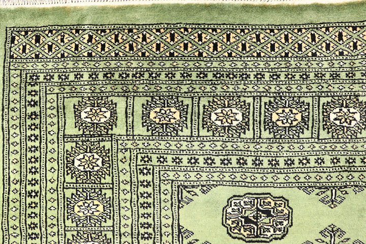 Olivedrab Bokhara 6' 7 x 6' 8 - No. 60850 - ALRUG Rug Store