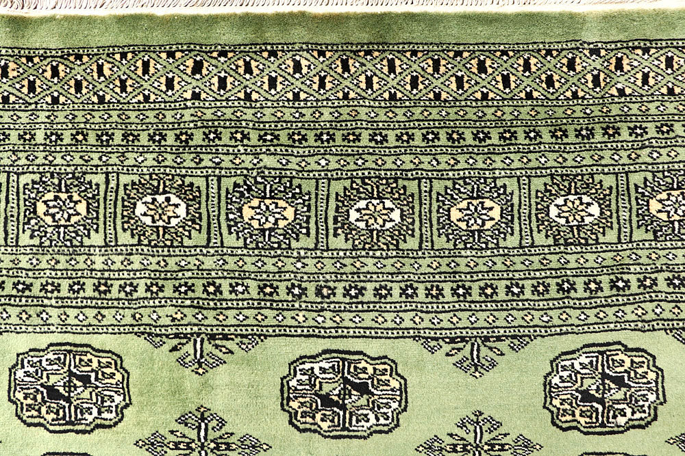 Olivedrab Bokhara 6' 7 x 6' 8 - No. 60850 - ALRUG Rug Store