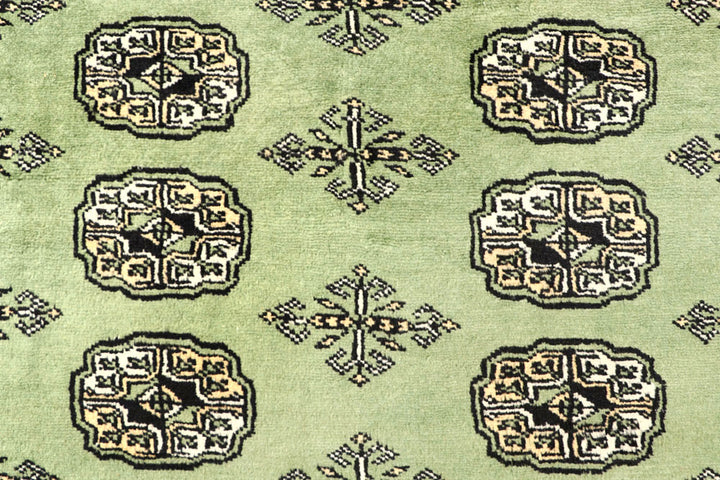 Olivedrab Bokhara 6' 7 x 6' 8 - No. 60850 - ALRUG Rug Store