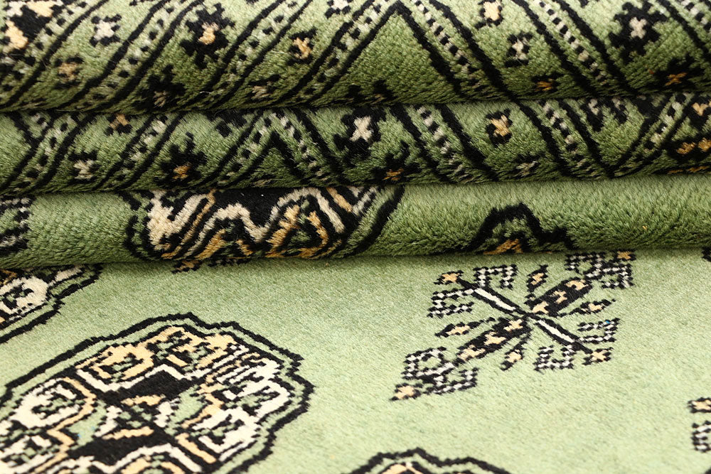 Olivedrab Bokhara 6' 7 x 6' 8 - No. 60850 - ALRUG Rug Store