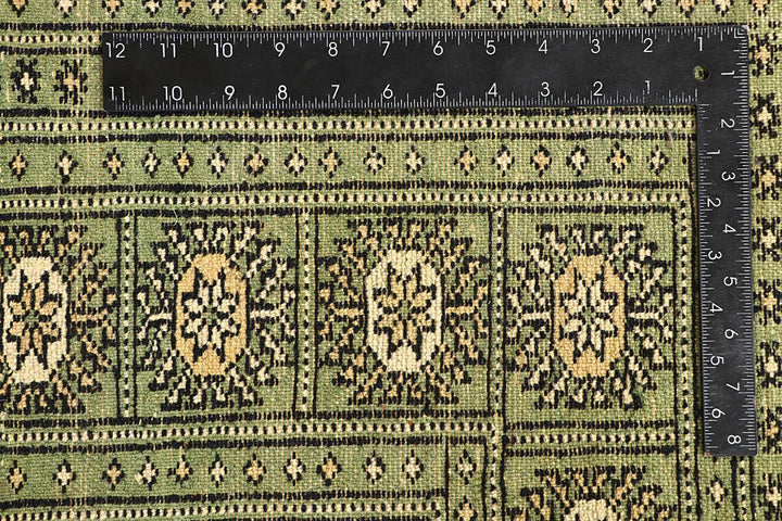 Olivedrab Bokhara 6' 7 x 6' 8 - No. 60850 - ALRUG Rug Store