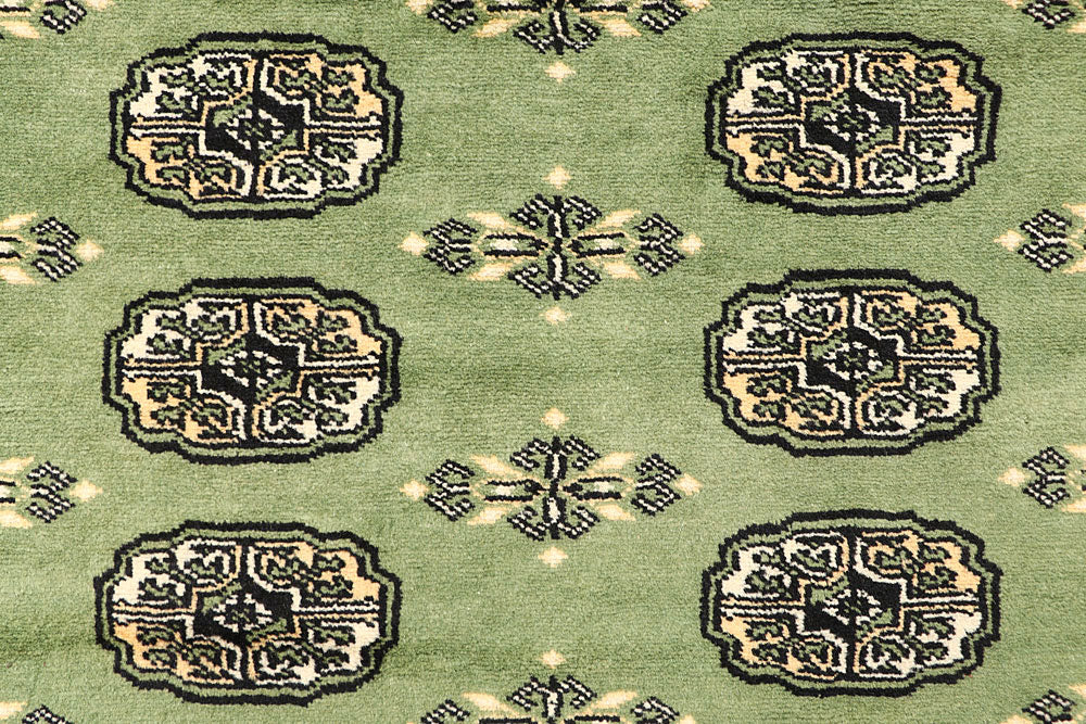 Olivedrab Bokhara 6' 8 x 6' 10 - No. 60851 - ALRUG Rug Store