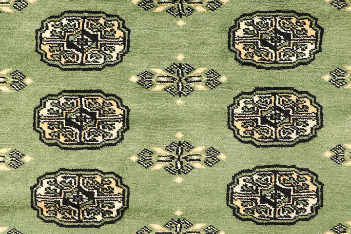 Olivedrab Bokhara 6' 8 x 6' 10 - No. 60851 - ALRUG Rug Store