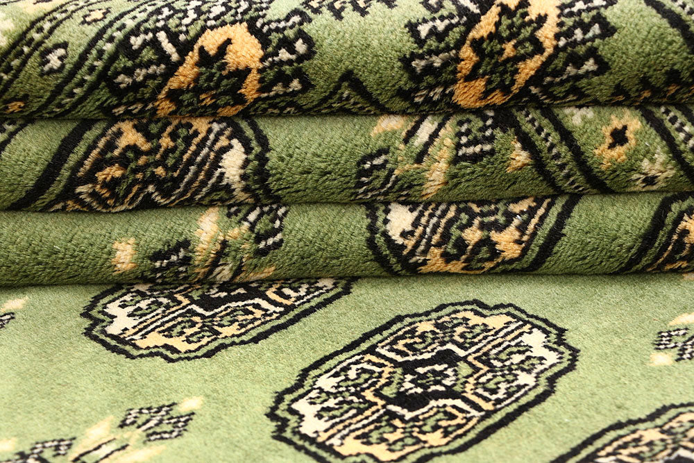 Olivedrab Bokhara 6' 8 x 6' 10 - No. 60851 - ALRUG Rug Store