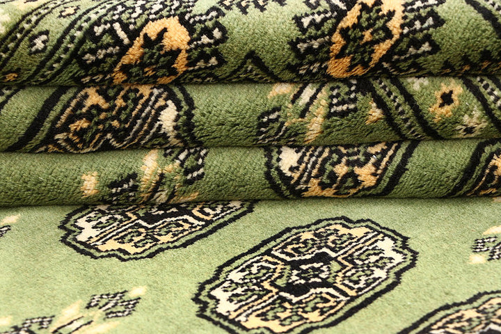 Olivedrab Bokhara 6' 8 x 6' 10 - No. 60851 - ALRUG Rug Store