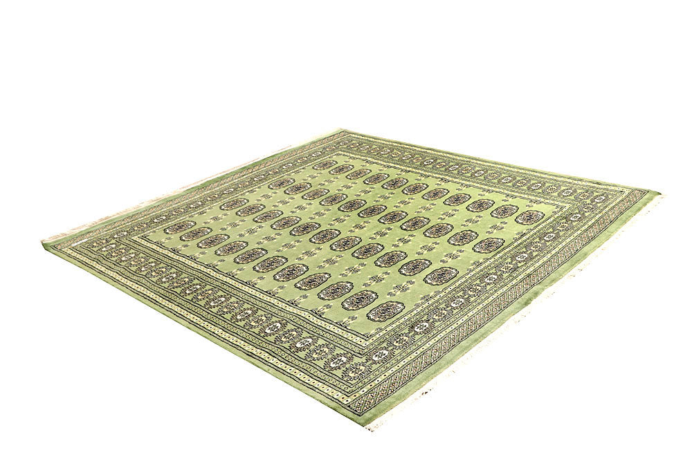 Olivedrab Bokhara 6' 8 x 6' 10 - No. 60851 - ALRUG Rug Store