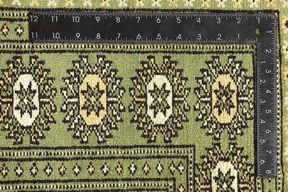 Olivedrab Bokhara 6' 8 x 6' 10 - No. 60851 - ALRUG Rug Store