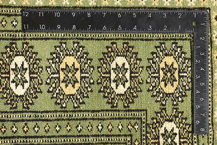 Olivedrab Bokhara 6' 8 x 6' 10 - No. 60851 - ALRUG Rug Store