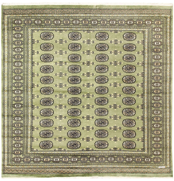 Olivedrab Bokhara 6' 8 x 6' 10 - No. 60851 - ALRUG Rug Store