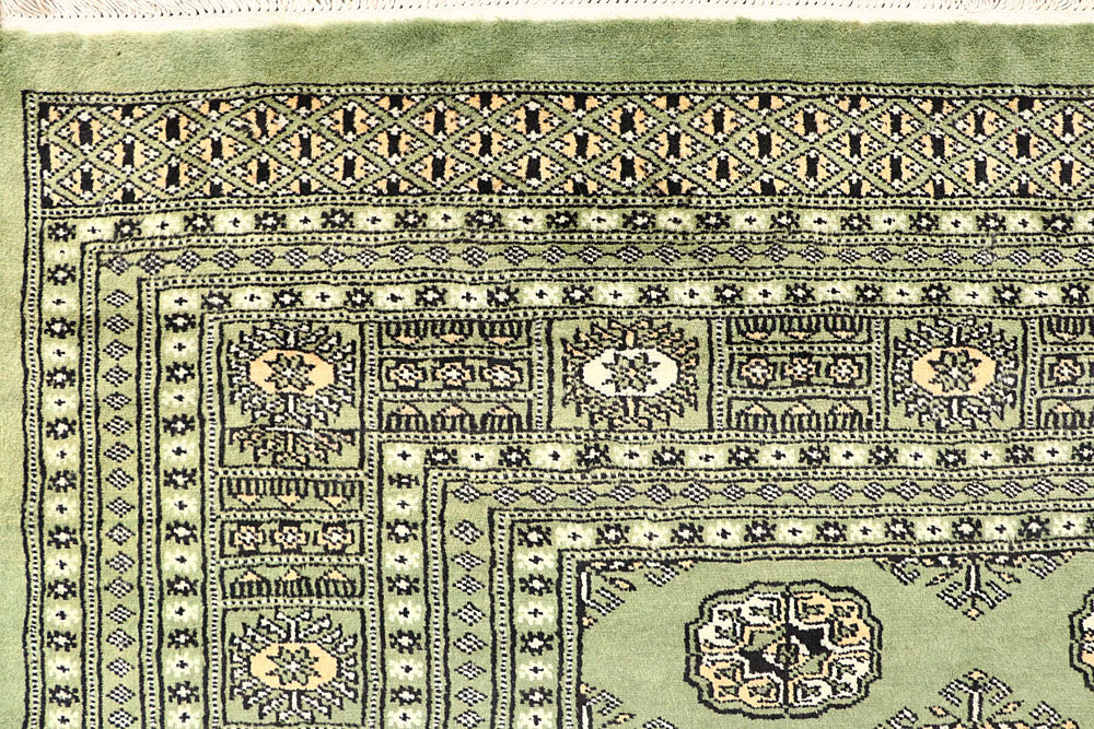 Olivedrab Bokhara 6' 7 x 7' 1 - No. 60852 - ALRUG Rug Store