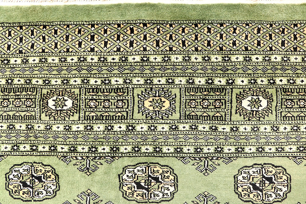 Olivedrab Bokhara 6' 7 x 7' 1 - No. 60852 - ALRUG Rug Store