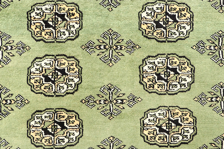 Olivedrab Bokhara 6' 7 x 7' 1 - No. 60852 - ALRUG Rug Store