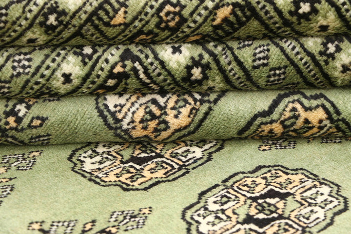 Olivedrab Bokhara 6' 7 x 7' 1 - No. 60852 - ALRUG Rug Store