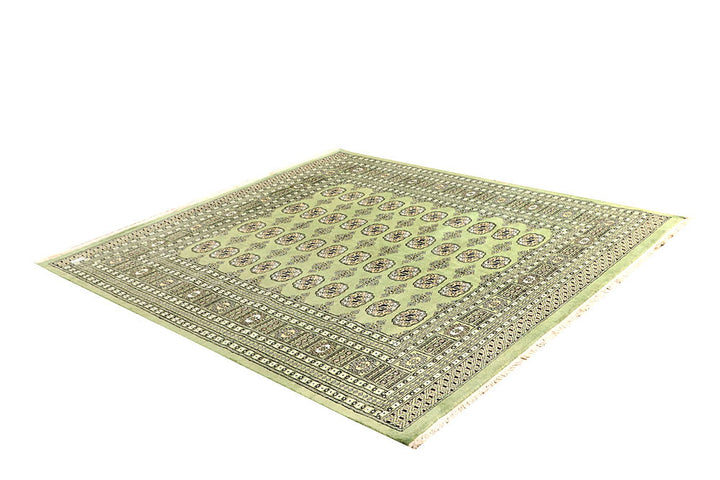 Olivedrab Bokhara 6' 7 x 7' 1 - No. 60852 - ALRUG Rug Store