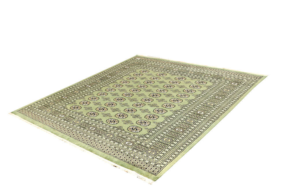 Olivedrab Bokhara 6' 7 x 7' 1 - No. 60852 - ALRUG Rug Store
