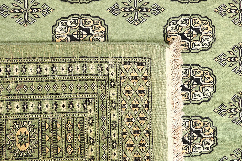 Olivedrab Bokhara 6' 7 x 7' 1 - No. 60852 - ALRUG Rug Store