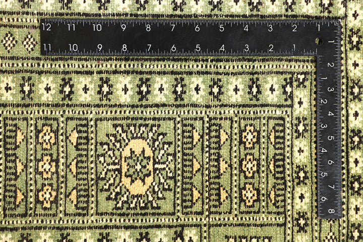 Olivedrab Bokhara 6' 7 x 7' 1 - No. 60852 - ALRUG Rug Store