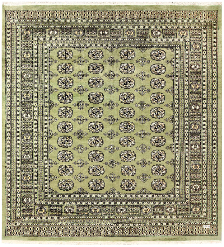Olivedrab Bokhara 6' 7 x 7' 1 - No. 60852 - ALRUG Rug Store